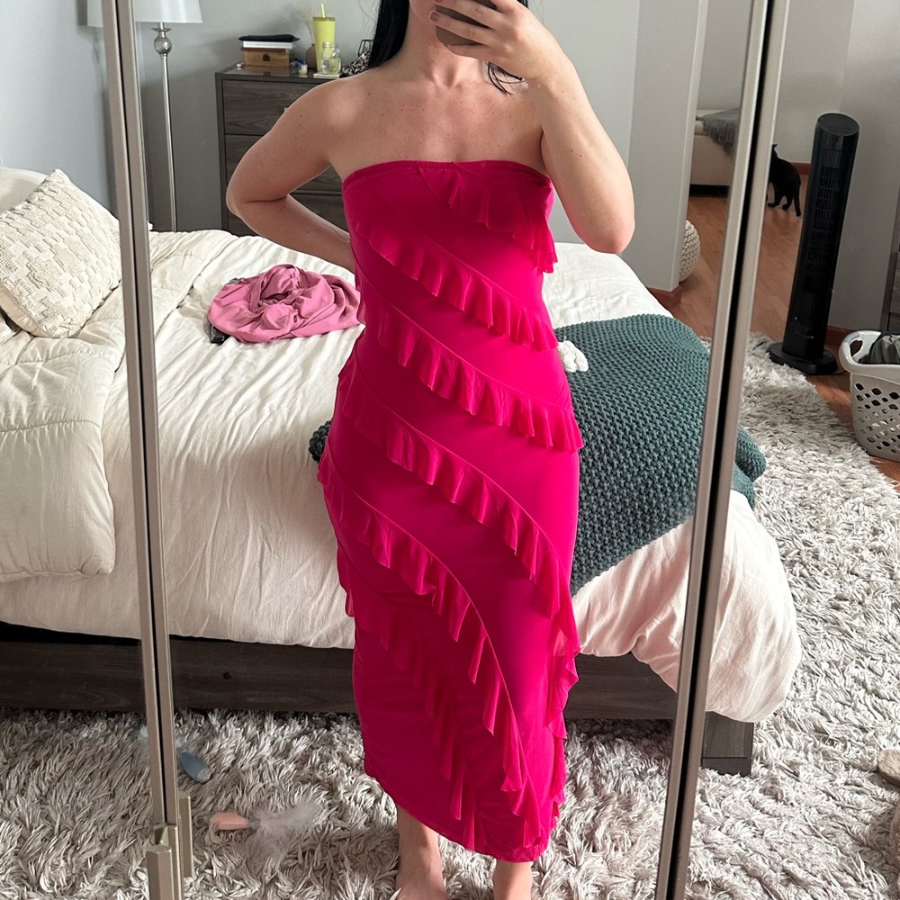 Pink formal dress